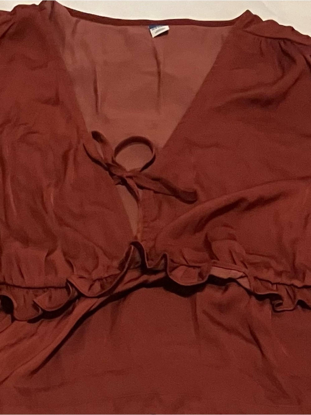Women's Burgundy Old Navy Blouse Size 2X Brand New Tags On!